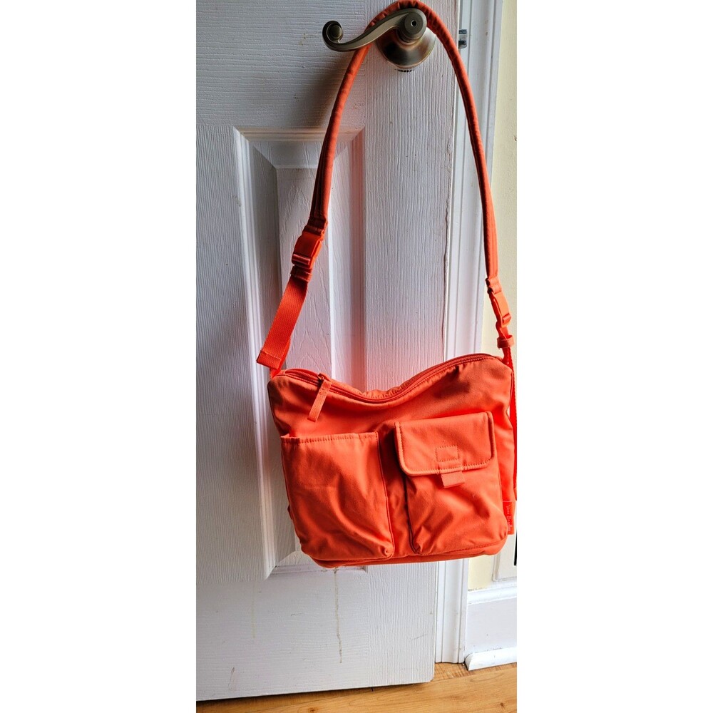 Vera Bradley Orange Women's Shoulder Bag Adjustable Strap Floral Lining